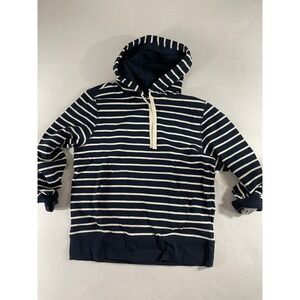 NEW Amazon Essentials Women's Hoodie Size S French Terry Fleece Pullover Blue‎